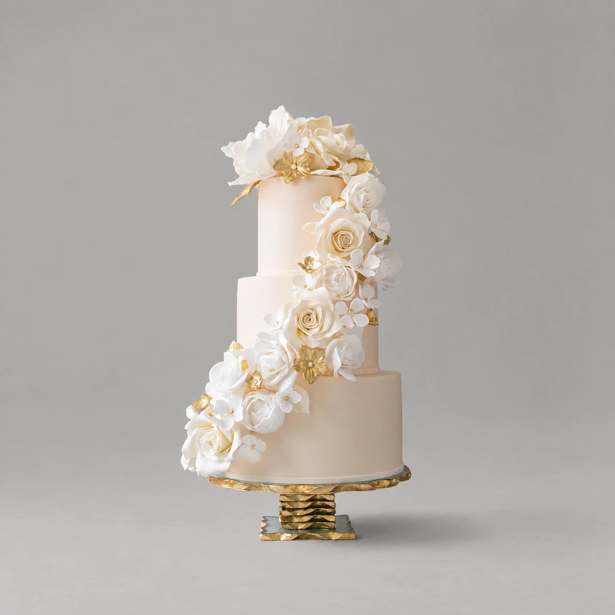 Ivory Wedding Cake — 3 cake tiers