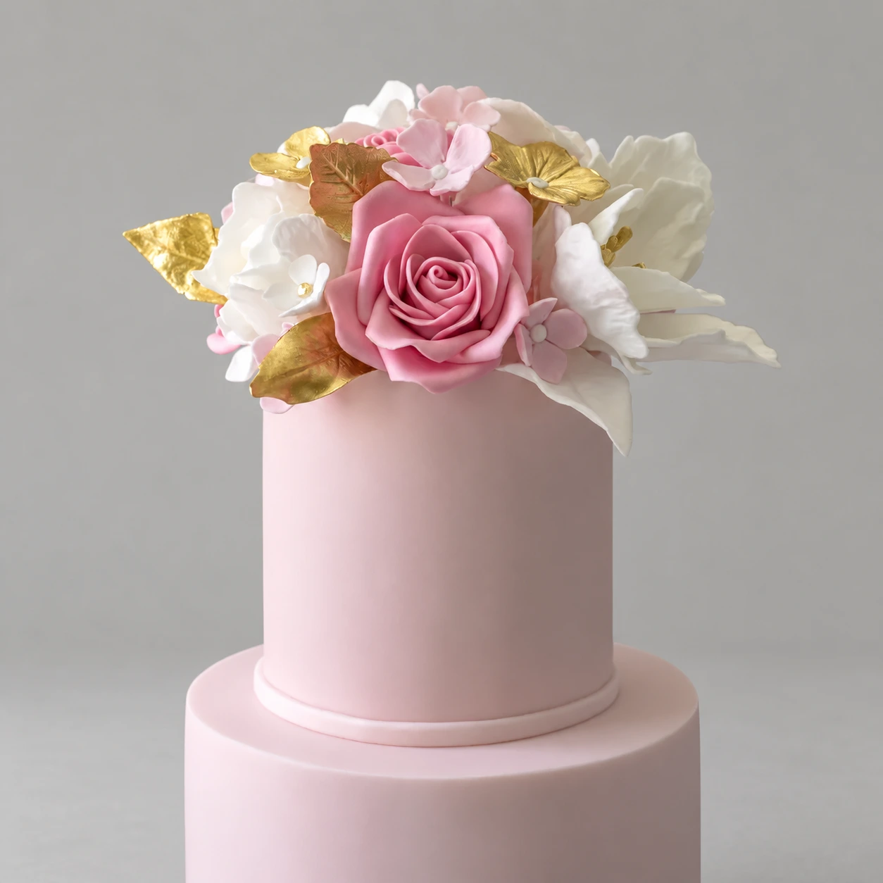 Pink Wedding Cake — 3 cake tiers